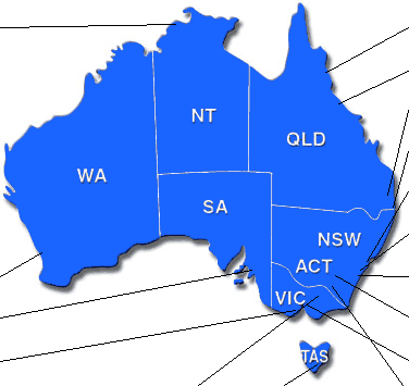 weather map of Australian